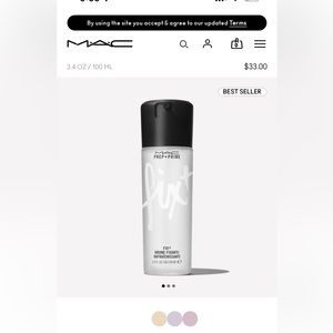 Mac prep and prime spray